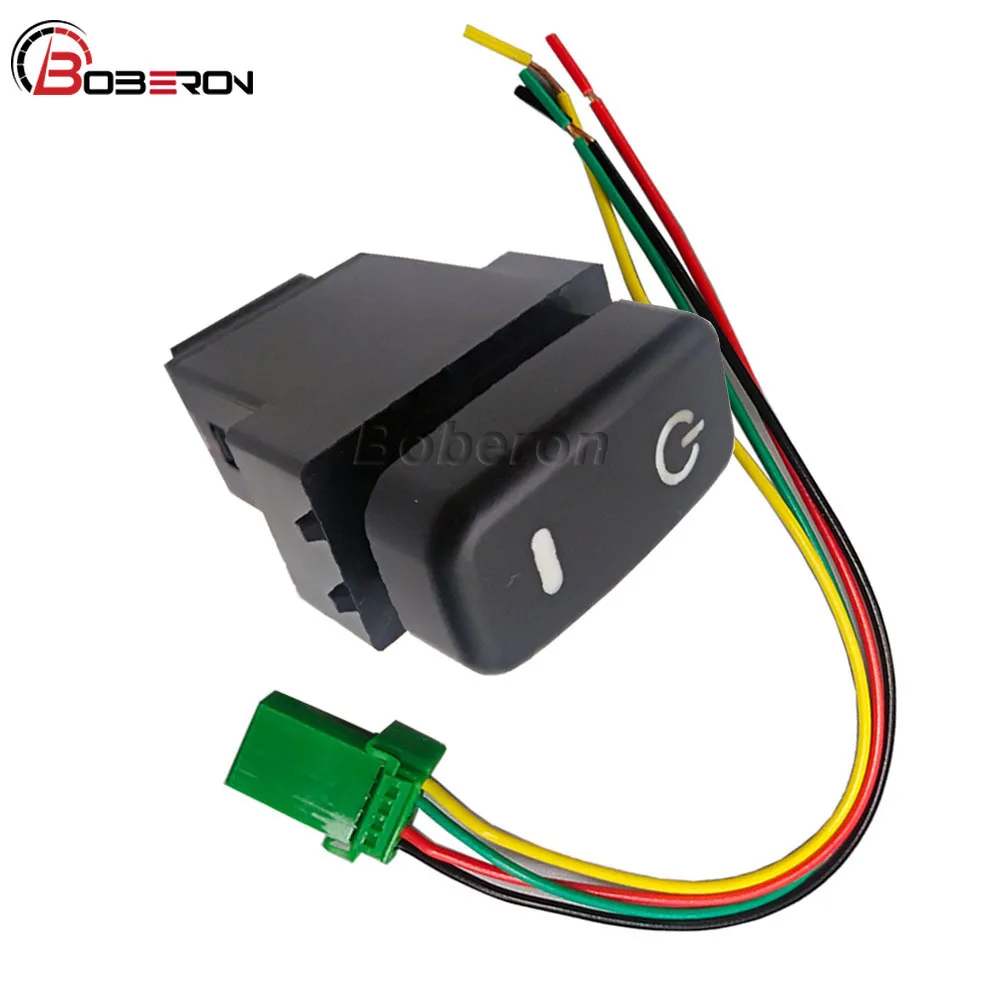 

Red Light Car Power On Off Switch Push Button with Connection Wire For Mitsubishi Outlander 2006-2012 Pajero Wings