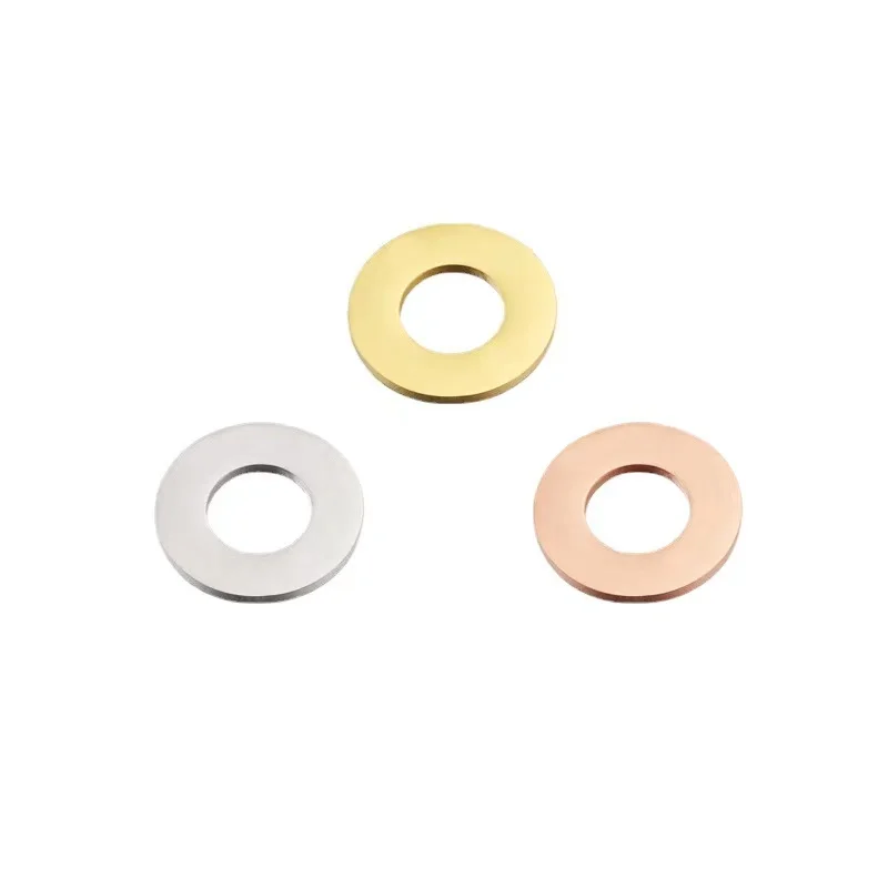 

20Pcs 25mm Hollow Circle Charms Mirror Polished Stainless Steel Round Connector Charms For DIY Bracelet Necklaces