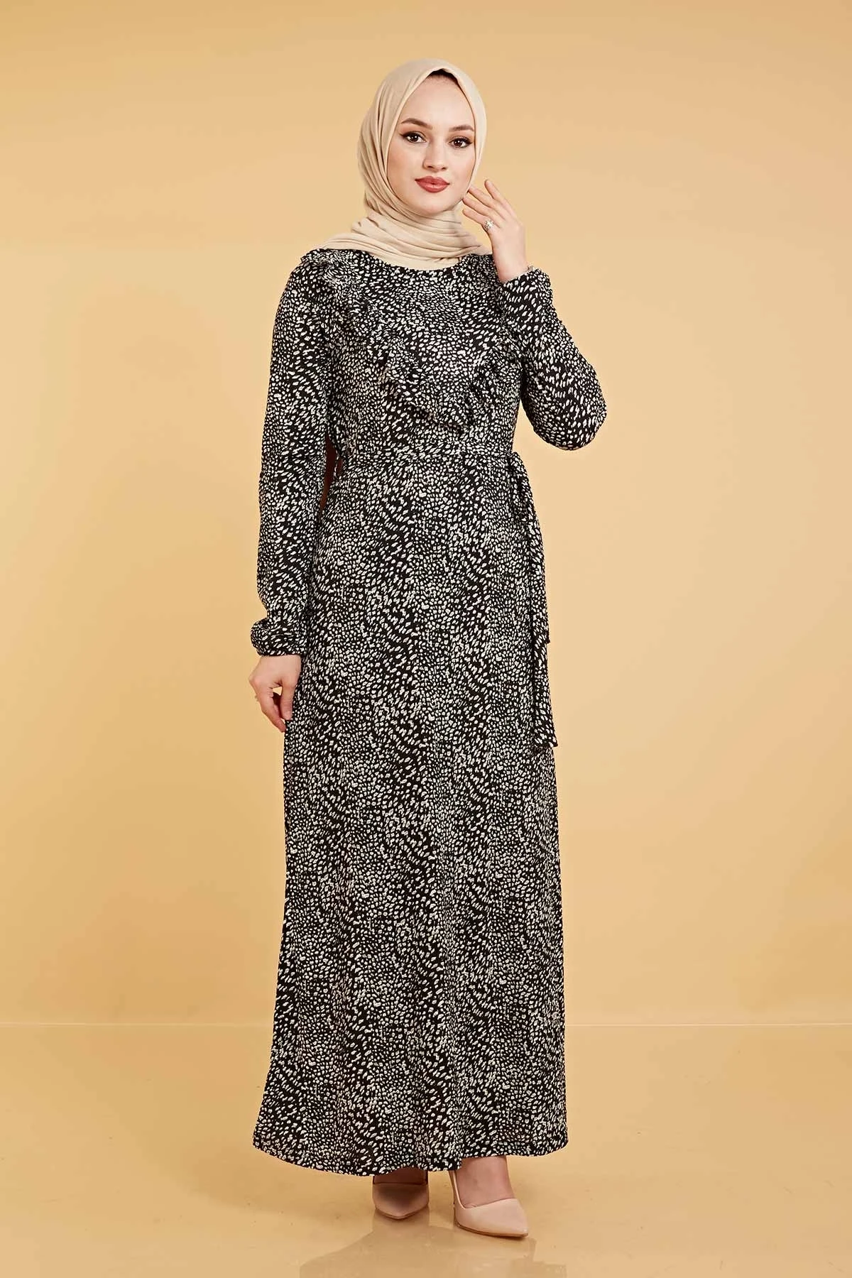 Платье женские платья 2021 кафтан абайя длинные мусульманские Вечерние платья Хиджаб турецкий хиджаб для вечеринки повседневная женская оде...