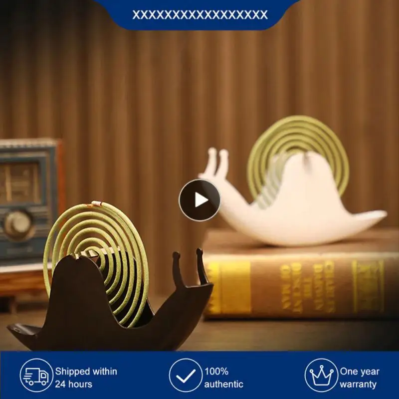 

Ornament Large-capacity Creative Mosquito Coil Holder Snail Retro Mosquito Coil Frame Insect Repellent Incense Rack Wrought Iron