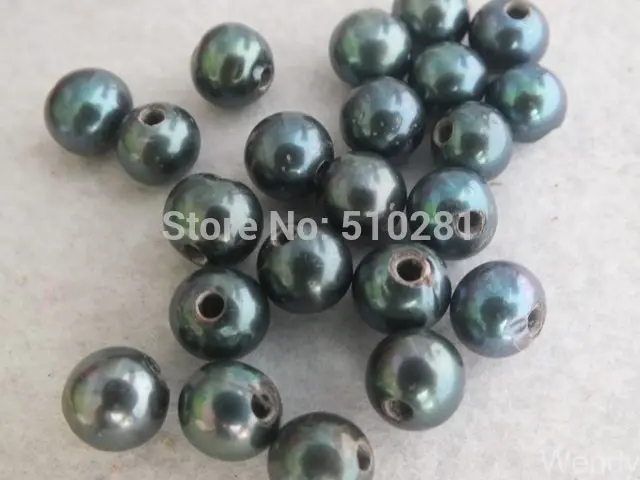 Рисунок 2 - Высококачественный черный круглый жемчуг AAA +