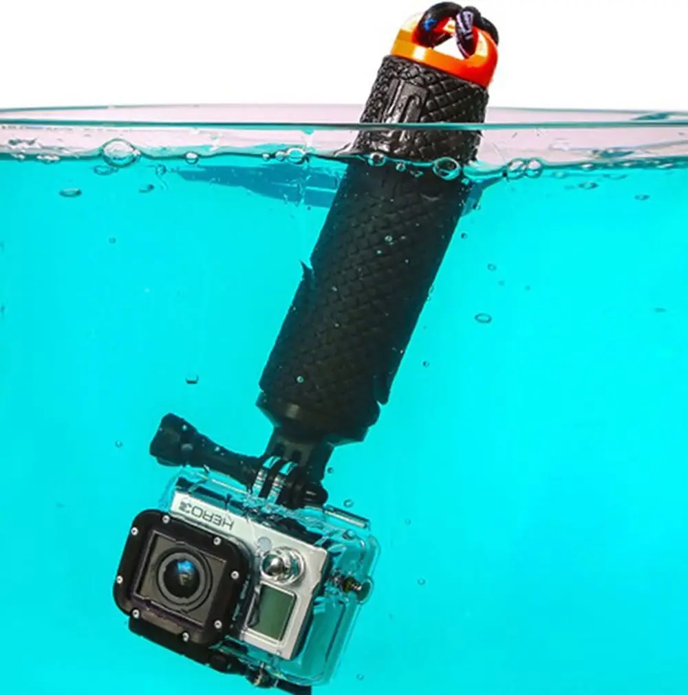 Для GoPro Hero10 9 8 7 6 5 4 3 Xiomi Yi ABS плавающая рукоятка с поплавком стержень палка монопод штатив аксессуары для экшн-камеры.