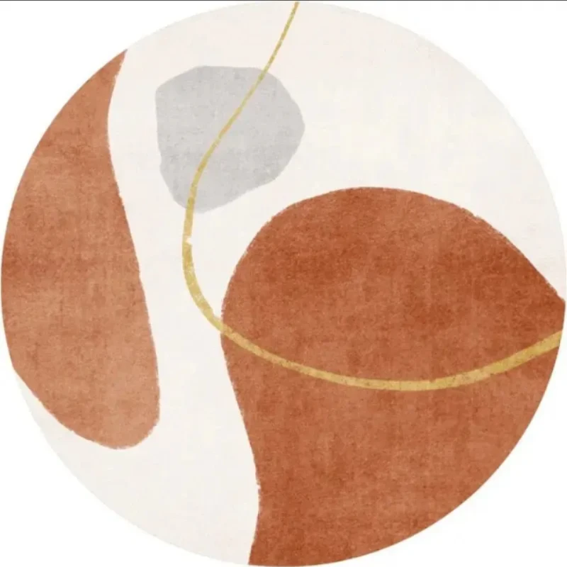 Полиэстеровый ковёр для ванной комнаты 100x100 см