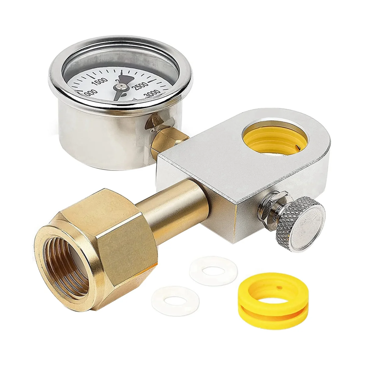 

Адаптер для заправки CO2, CGA320 адаптер для заправки газировки для Terra/Duo/Art сверкающая вода для цилиндра с измерителем давления