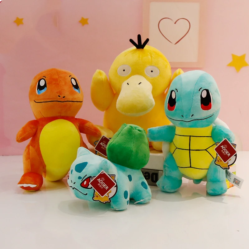 Плюшевые игрушки в виде животных с покемоном из аниме