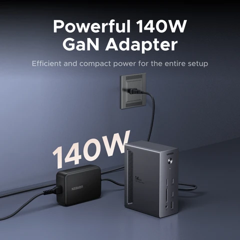 UGREEN Док-станция 14-в-1 USB-хаб