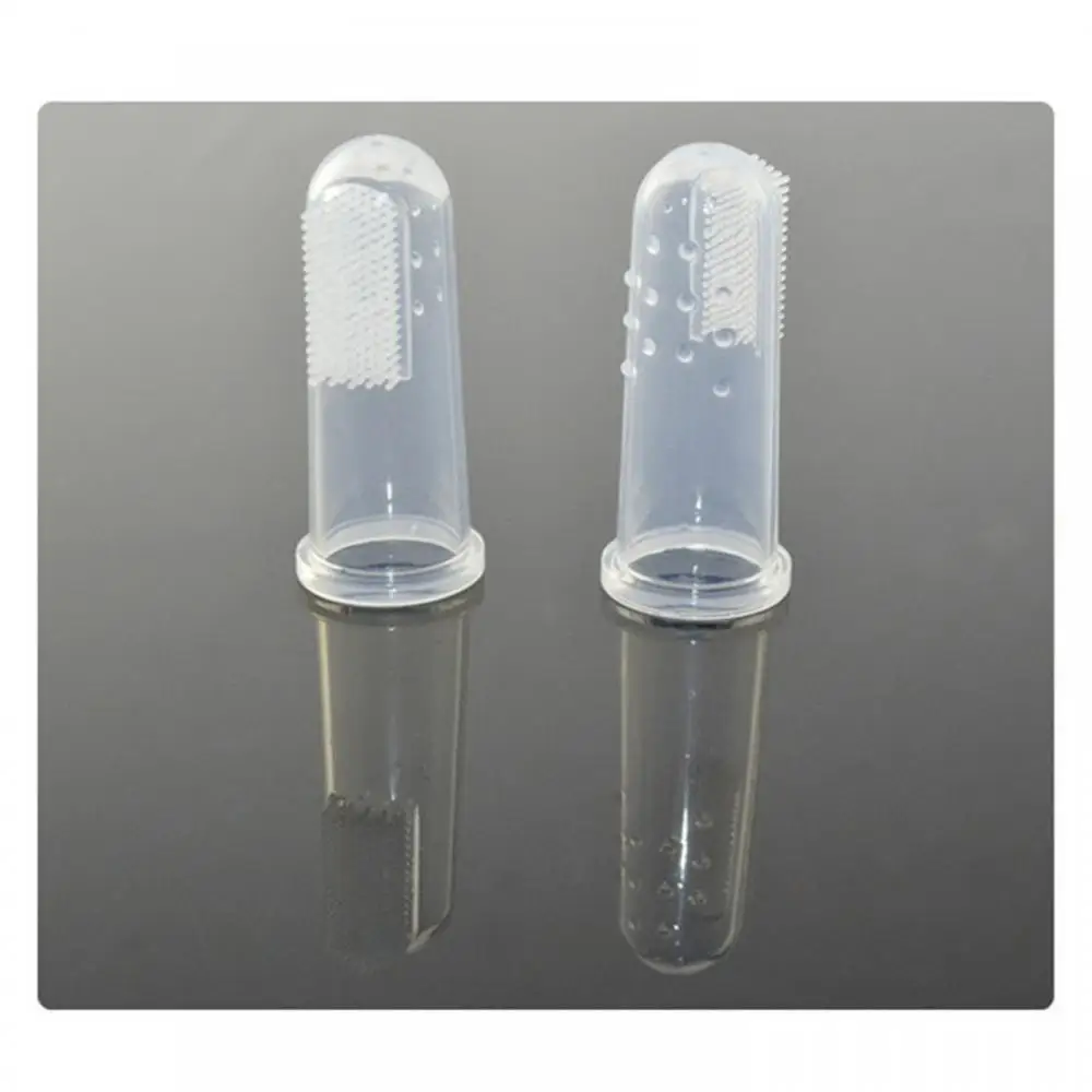 

Эффективная зубная щетка для пальцев способствует гигиены полости рта, нежная чистка зубов, подходит для всех питомцев, зубная щетка для собак