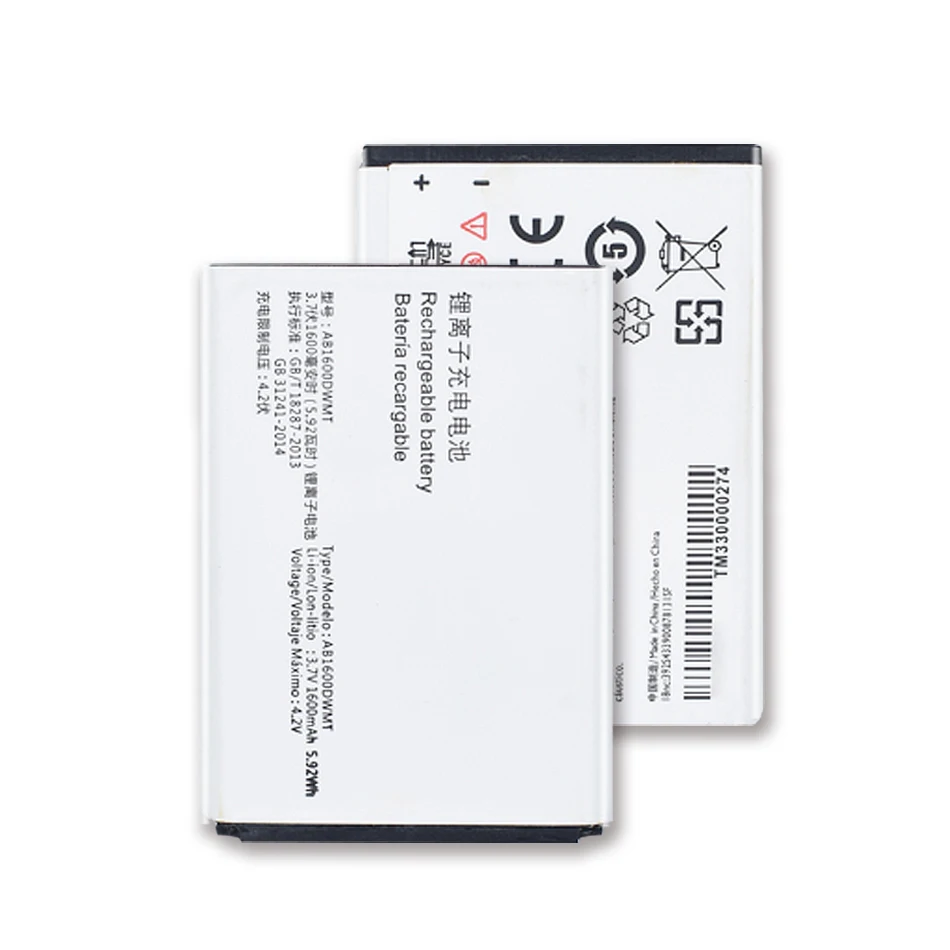 100% новый AB1600DWMT/ AB1600DWML Аккумулятор для Philips XENIUM S309 CTS309 сменные батареи с номером