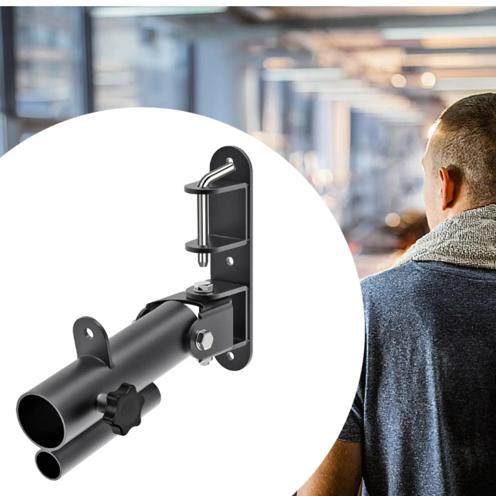 Крепление для штанги наземной мине настенное крепление силовая тренировка