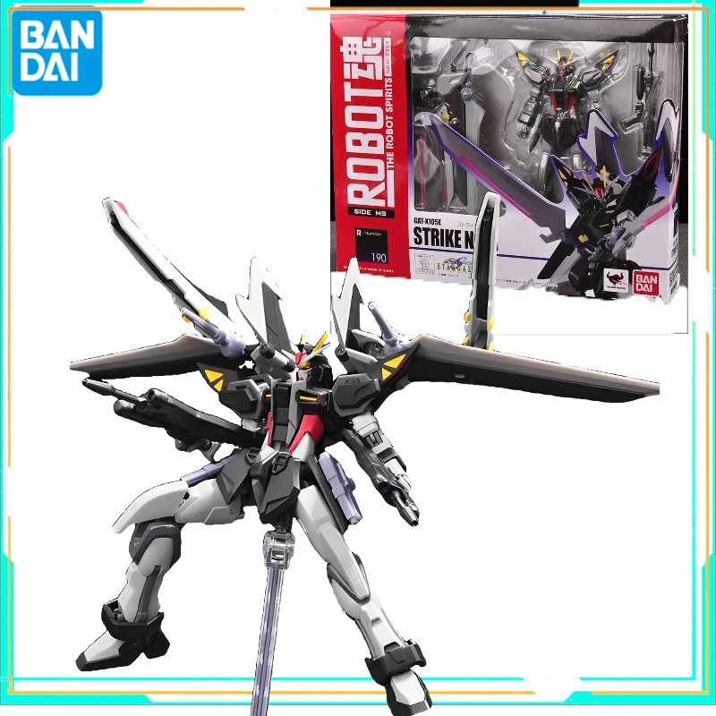 Bandai Original GUNDAM ROBOT Series STRIKE NOIR GAT-X105E Сборная модель аксессуары коллекция моделей