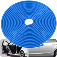 blue 16ft u shape rubber seal car door edge guard molding trim protectors strip