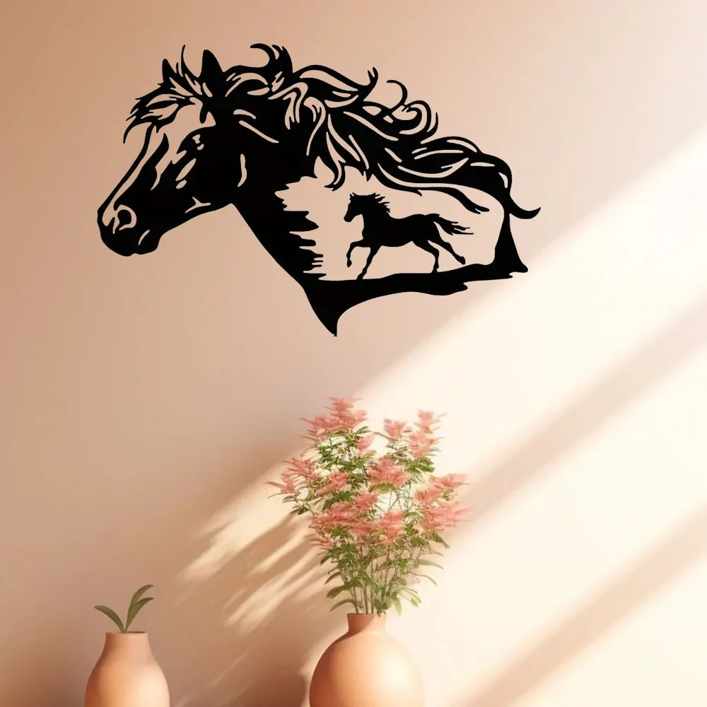 Уникальное Настенное Украшение с изображением лошади: 1 шт. для домашнего