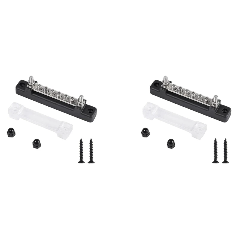 

Шина 2x6P из меди 150 А с ярким током, с прозрачной верхней крышкой для страхования морских схем