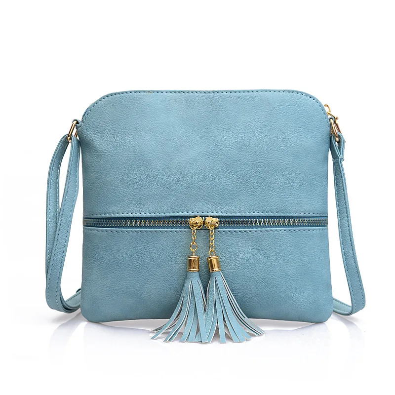 Patchwork Crossbody Bag New Fashion Women Crossbody Bag Vintage Messenger Bag High Quality Retro Tassels Shoulder Bag