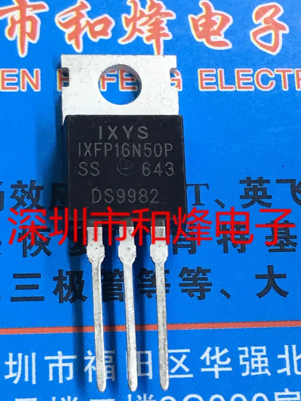 

5PCS-10PCS IXFP16N50P TO-220 500V 16A On Stock New And Origjnal