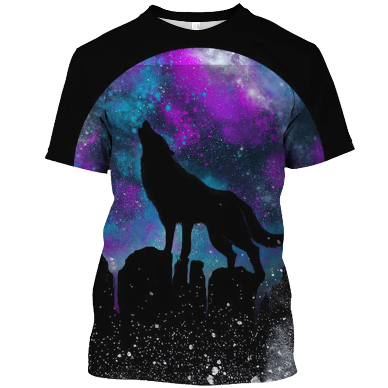 

Animal Printed Shirt Men's T-shirt Summer Fashion Leisure O Neck Oversized Short Sleeve Mens Clothing 3D Punk Streetwear Tees