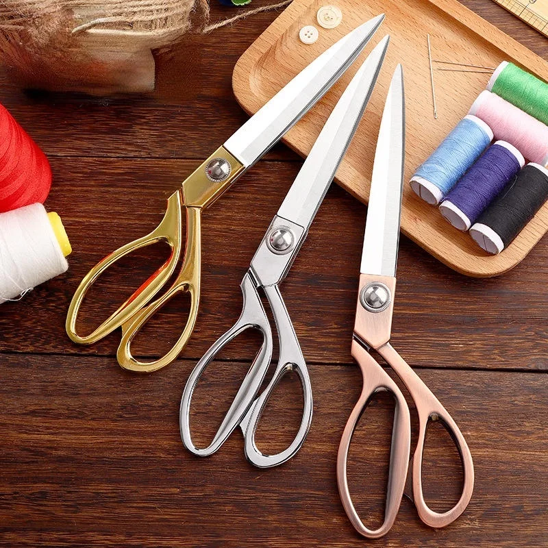 

Professional Sewing Scissors Tailor Stainless Steel Scissor for Fabric Needlework Cutting Dressmaker Shears Clothes Design