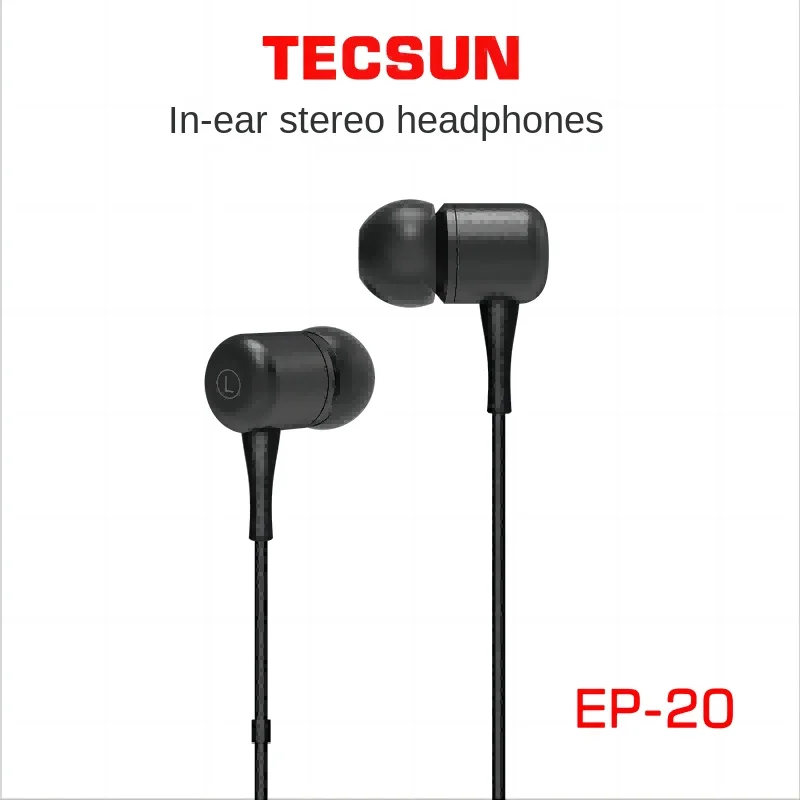 

Tecsun EP-20 In-ear Stereo Headphones, Music Headphones, Aluminum Wired Headphones Tecsun EP20