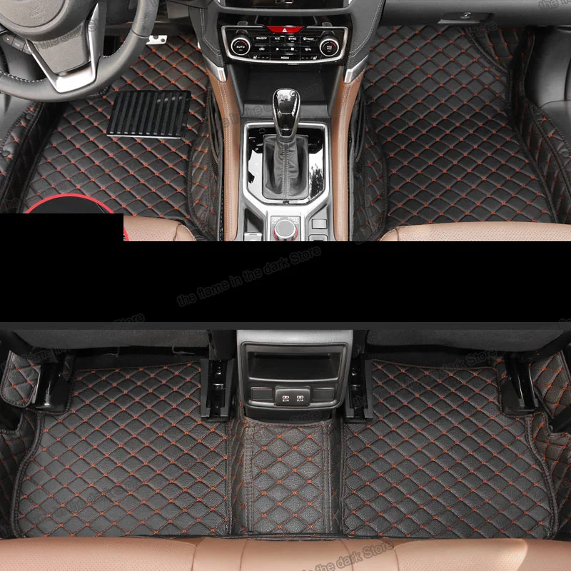 Кожаные автомобильные коврики для subaru forester 2019 2020 2021 2022 SK аксессуары интерьера