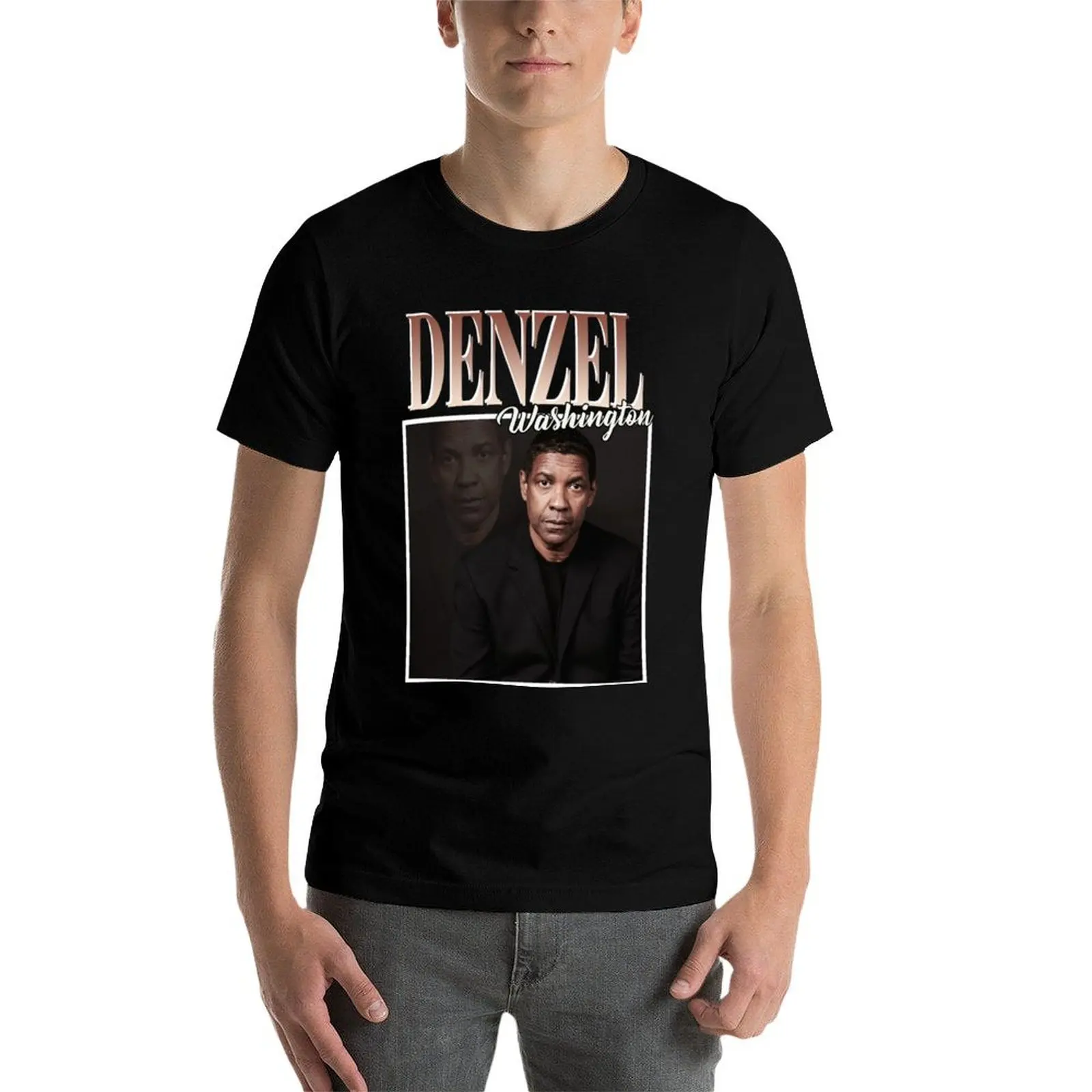 Фото Футболка Denzel Washington Sport Basic, влагоотводящая, для занятий спортом №4