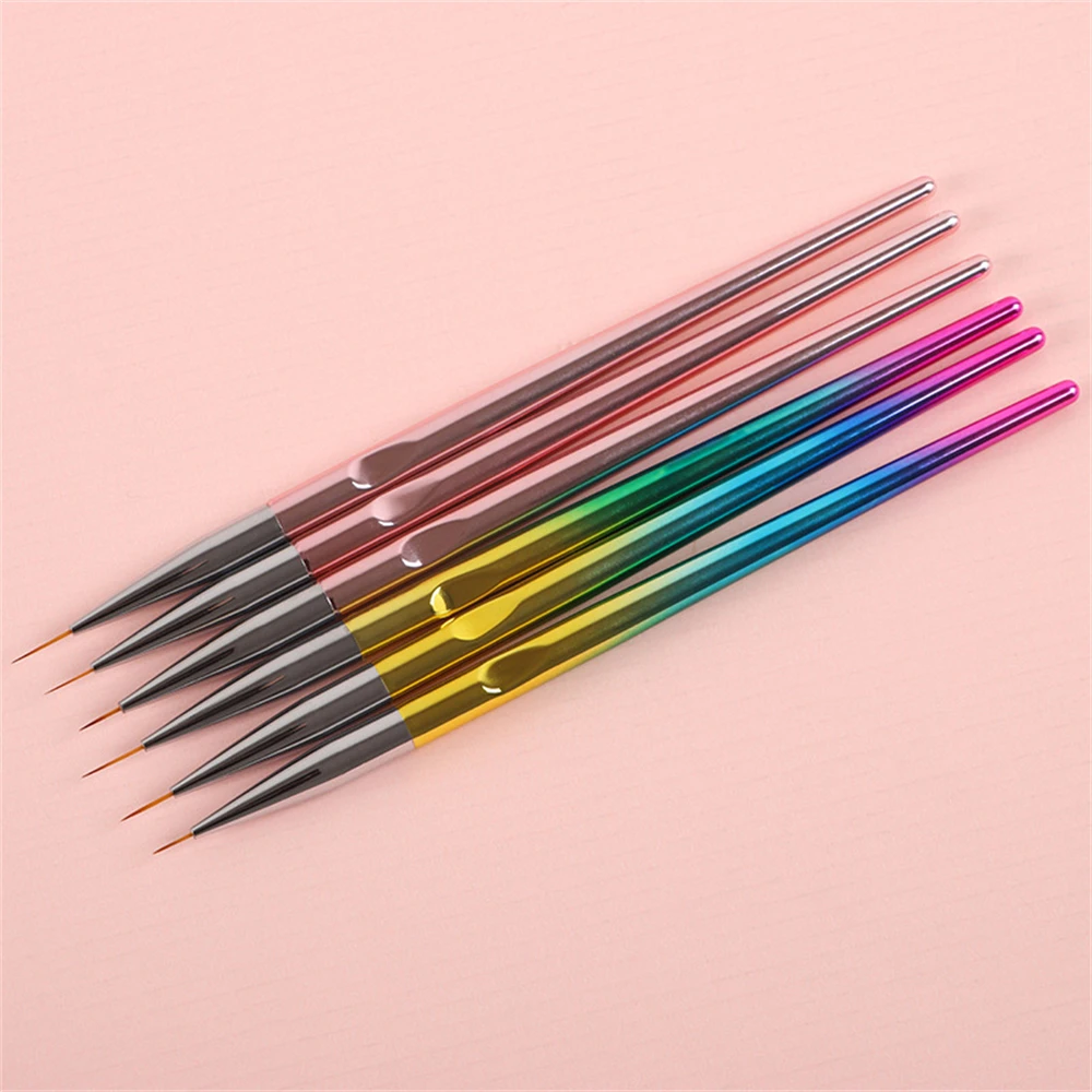 

Акриловая ручка в французскую полоску для рисования линий, 3D наконечники для маникюра, тонкая ручка для рисования линий, инструменты для рисования