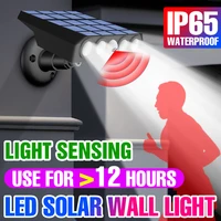 30w led solar street lamp outdoor spotlights ip65 waterproof projectors wall light for garden lighting led exterior solar lamp
