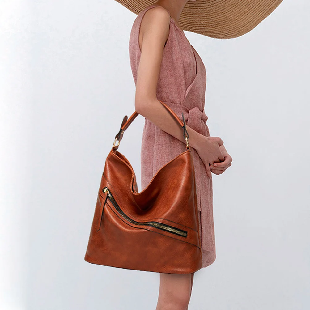 

Female Bags Women Large Tote Shoulder Bag Leather Ladies Bucket Handbag Messenger Bags Vintage Shopping Crossbody Bags Purses