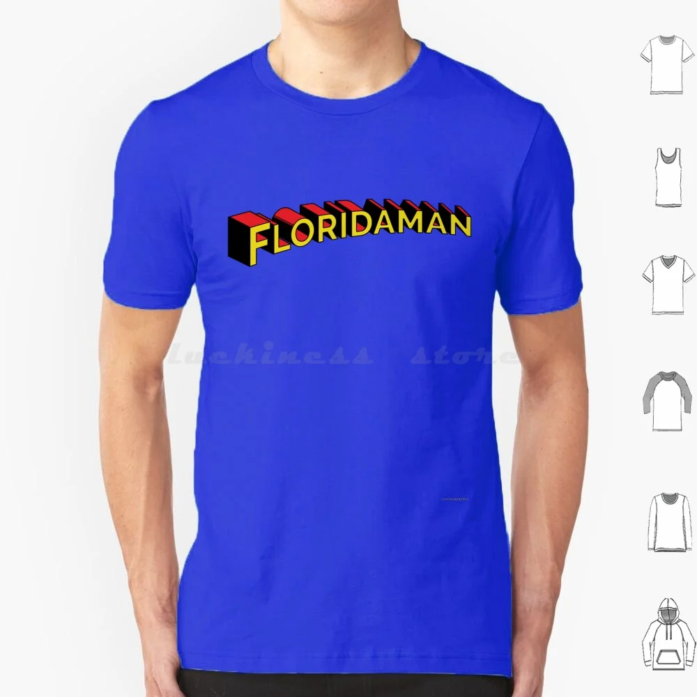 Футболка Floridaman для мужчин женщин детей 6xl Мужская Флорида суперновостная