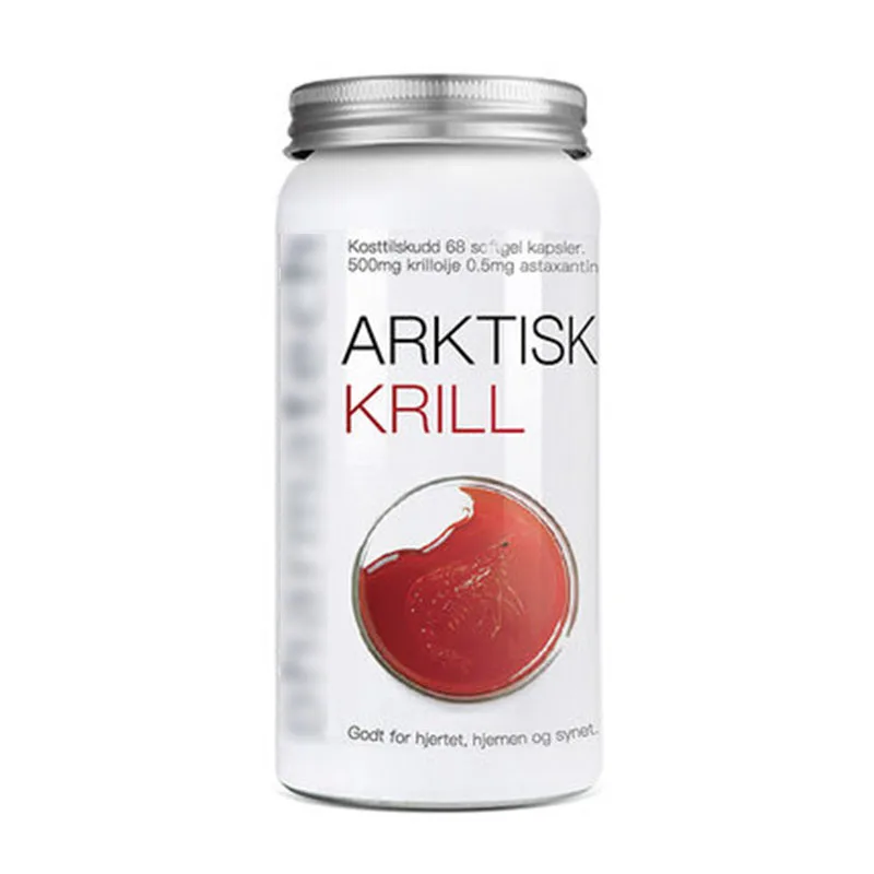 

Antarctic Krill Oil, astaxanthin, support cardiovascular for the Middle-aged and elderly health 68 pcs / bottle