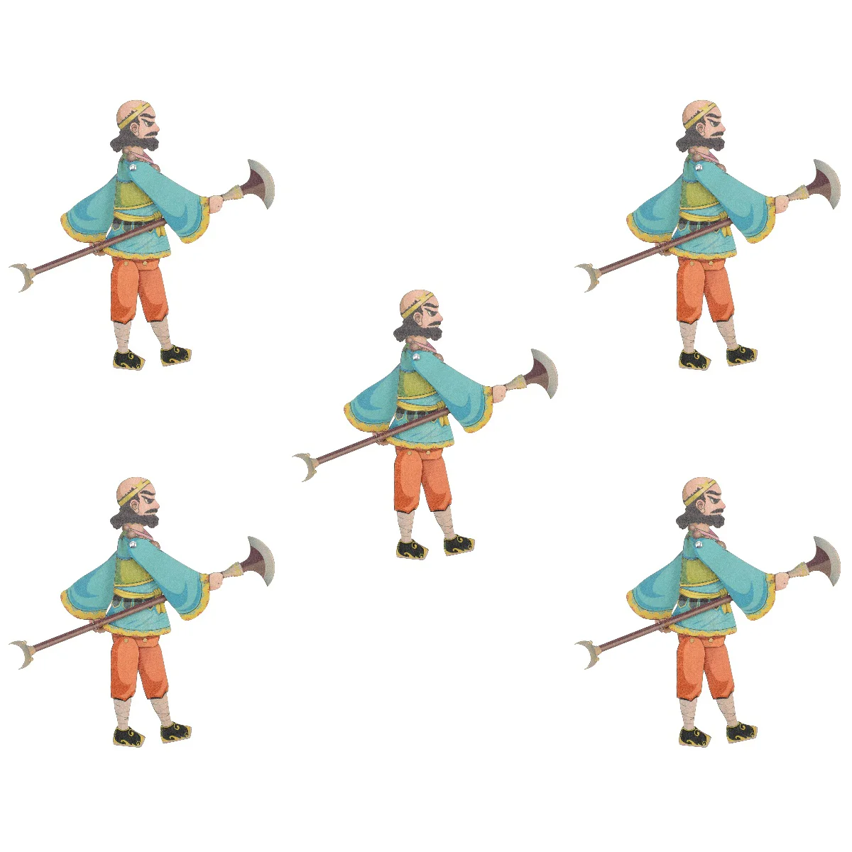 

5 комплектов «сделай сам», набор кукол-теней «сделай сам», традиционные китайские куклы-тени