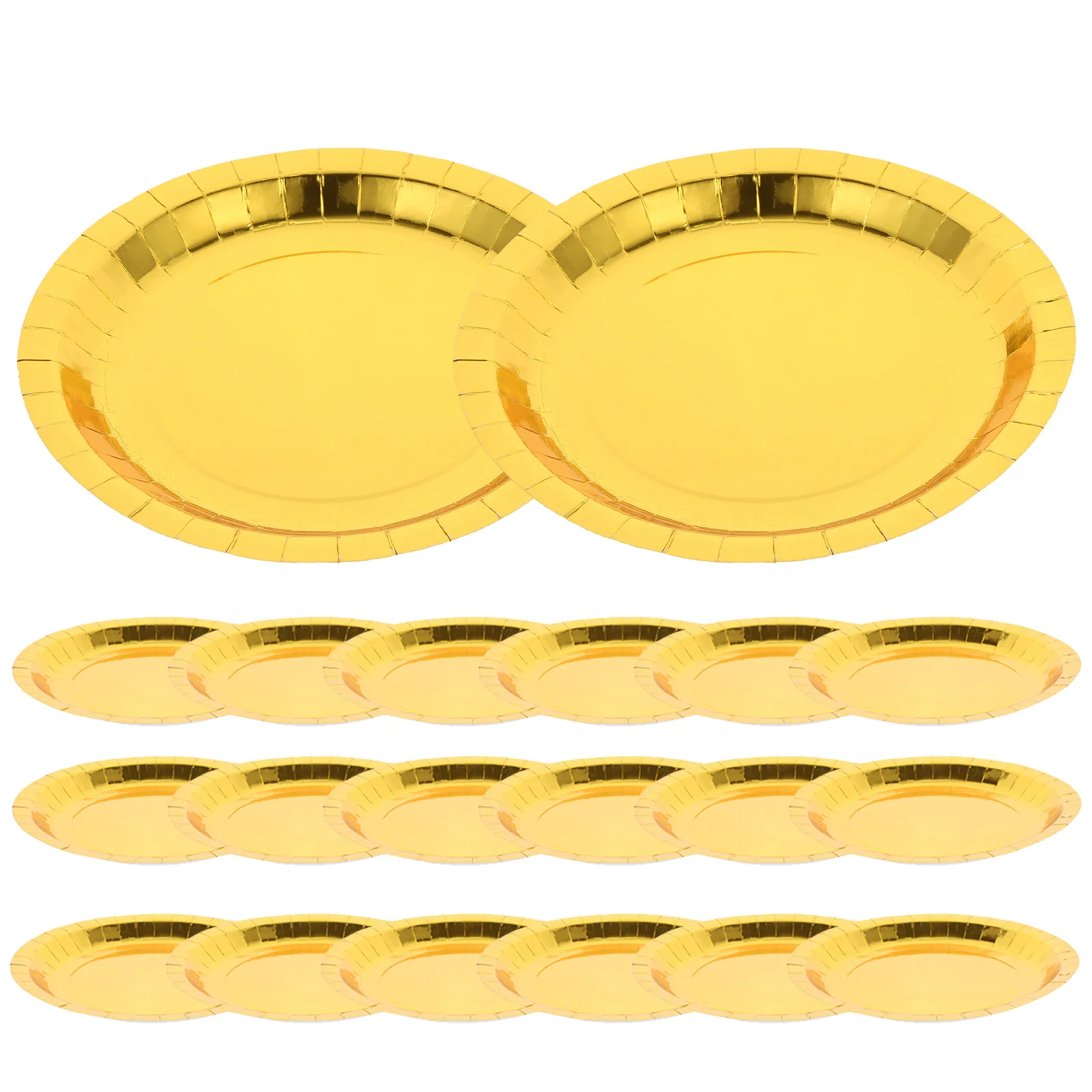 

2 Bags of Household Plates Multi-function Fruit Dinner Plates