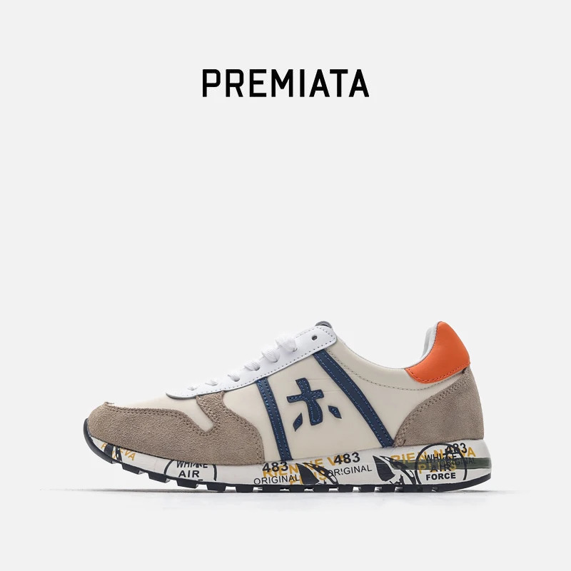 

PREMIATA Men's European Sportswear vintage breathable wear running shoes