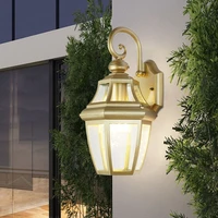vintage outdoor waterproof wall light retro external aluminium wall sconce lamp for country house garden terrace stair balcony
