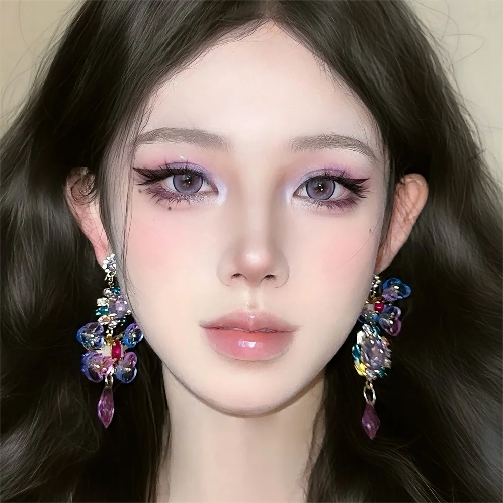 Длинные серьги-капли ZHUWEI из кристаллов