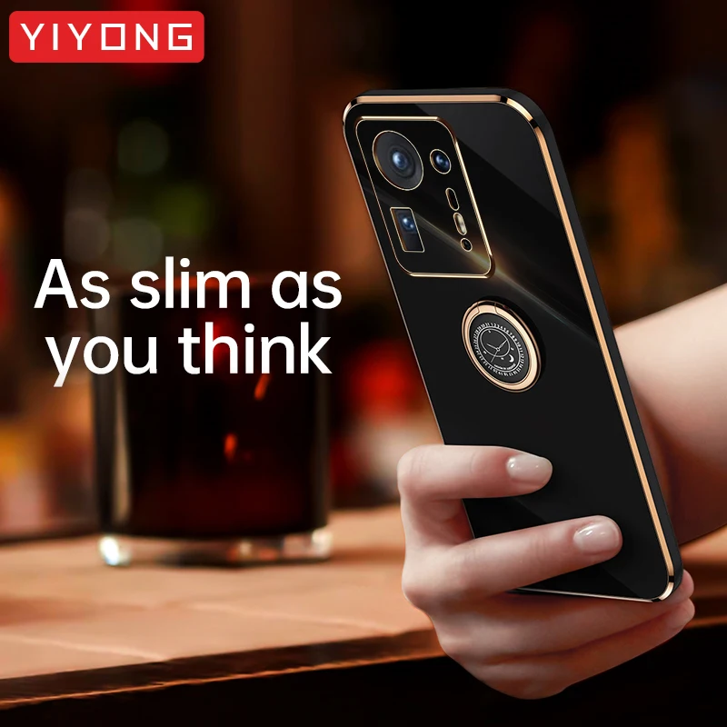 Чехол YIYONG для Mi Mix 4 силиконовый чехол с кольцом-держателем из ТПУ Xiaomi Xiomi Mix4