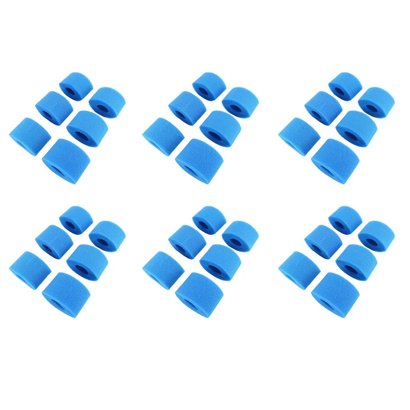 

36Pcs For Intex Pure Spa Reusable Washable Foam Hot Tub Filter Cartridge S1 Type