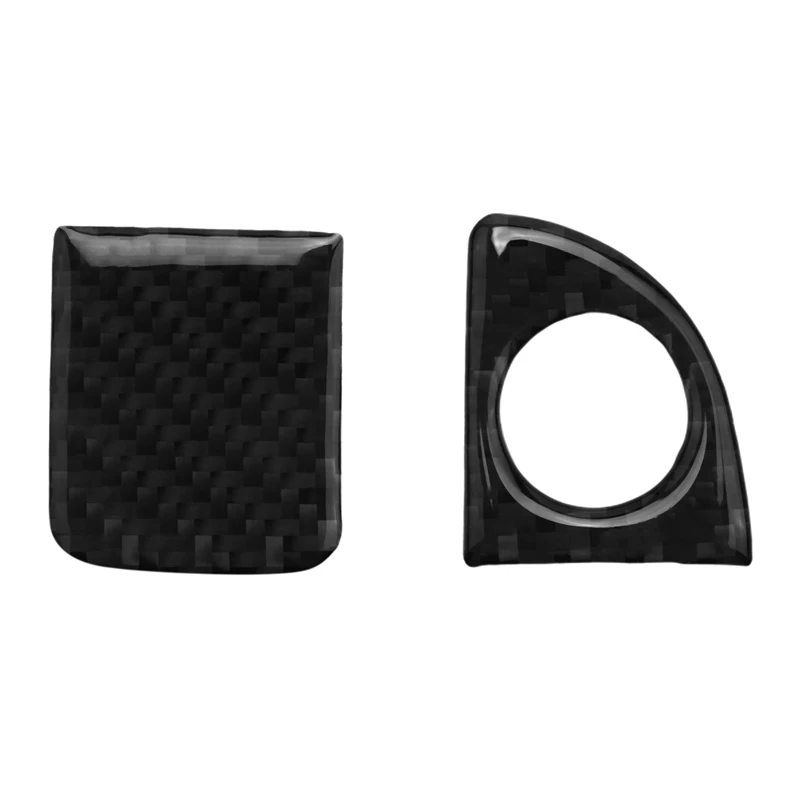 

Carbon Fiber Copilot Storage Box Handle Cover Trim Kit For Dodge Challenger Charger 2015 2016 2017 2018 2019 2020 2021