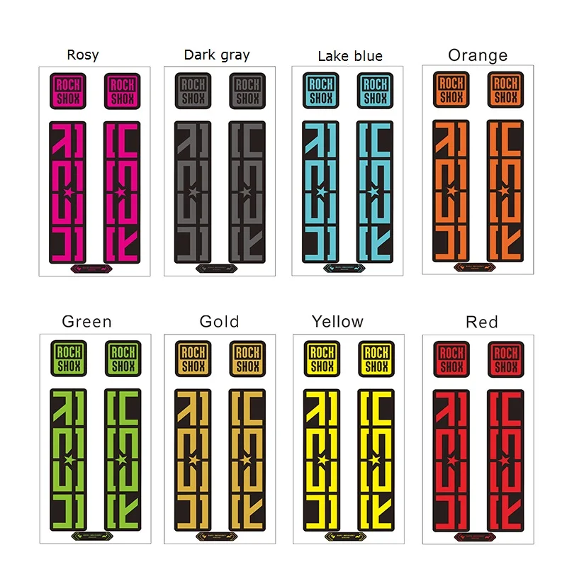 Велосипедная наклейка с вилкой спереди для 2020 Rock Shox Reba MTB Дорожная велосипедная