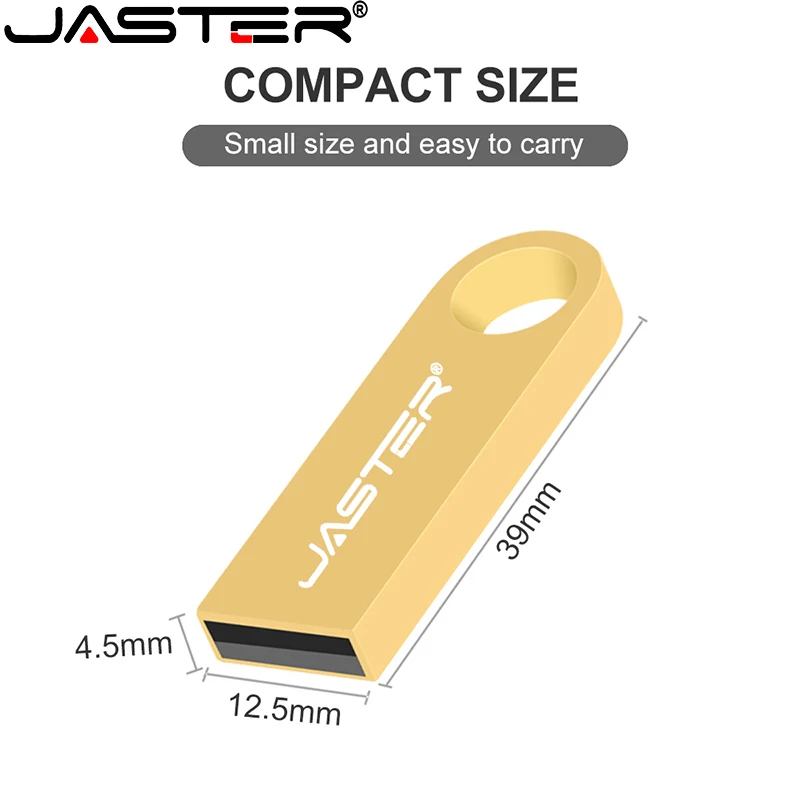 Водонепроницаемый металлический флеш-накопитель 64 ГБ USB 2 0 32 16 8 Гб | Компьютеры и