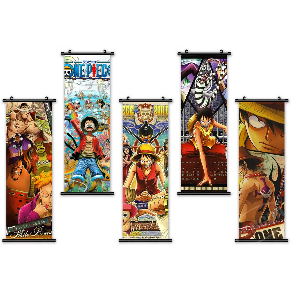 

Paintings Anime Wall Art Canvas One Piece Modular Picture HD Print Monkey D. Luffy Posters No Frame For Living Room Home Decor