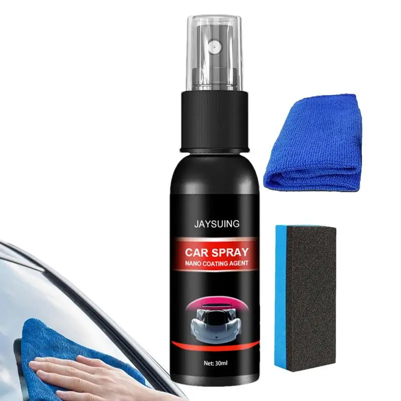 

Спрей для полировки автомобильного покрытия, нано-распылитель для ремонта царапин, губка и полотенце