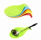 1 шт., силиконовая ложка, изоляционный коврик, Силиконовая Термостойкая Подставка для ложки, подставка для напитков, Стеклянные Горки, горячая Распродажа, кухонный инструмент