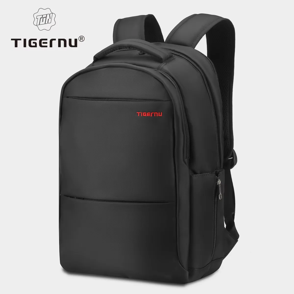 Фото Tigernu Рюкзак Laptop15-17 дюймов Рюкзак для компьютера для женщин рюкзак, ноутбук рюкзак сумка Famale Водонепроницаемый Нейлоновый Рюкзак Школьная Сумка мужские рюкзаки №1