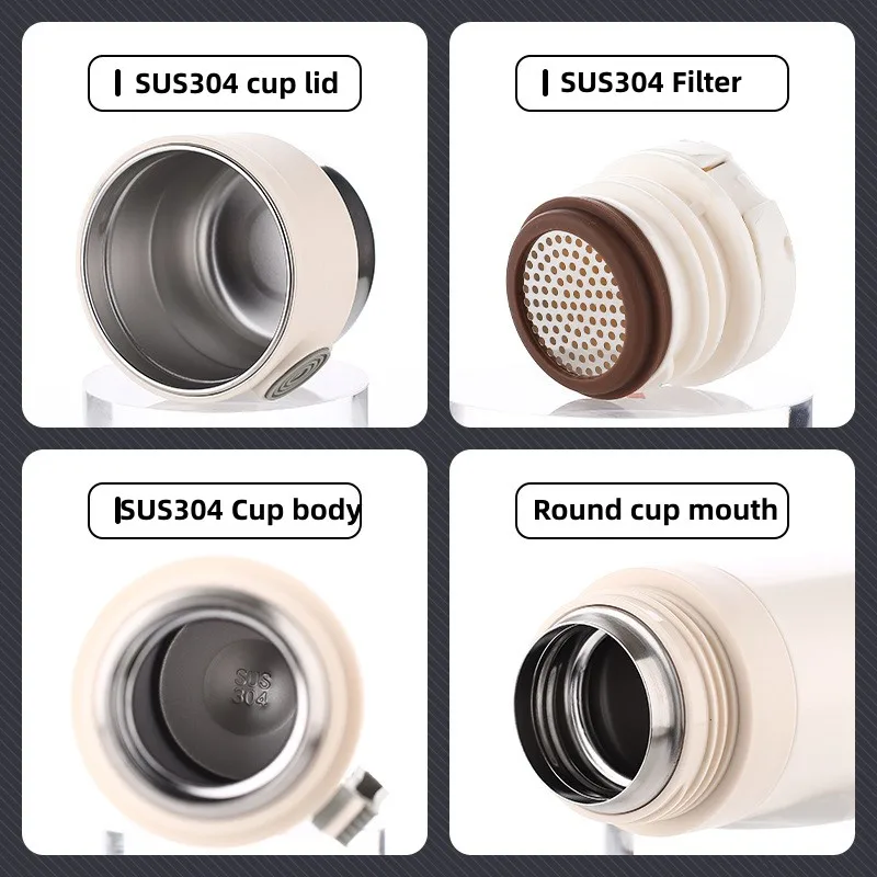 680 мл бутылка для воды из нержавеющей стали с крышкой чашка двухслойный вакуумный