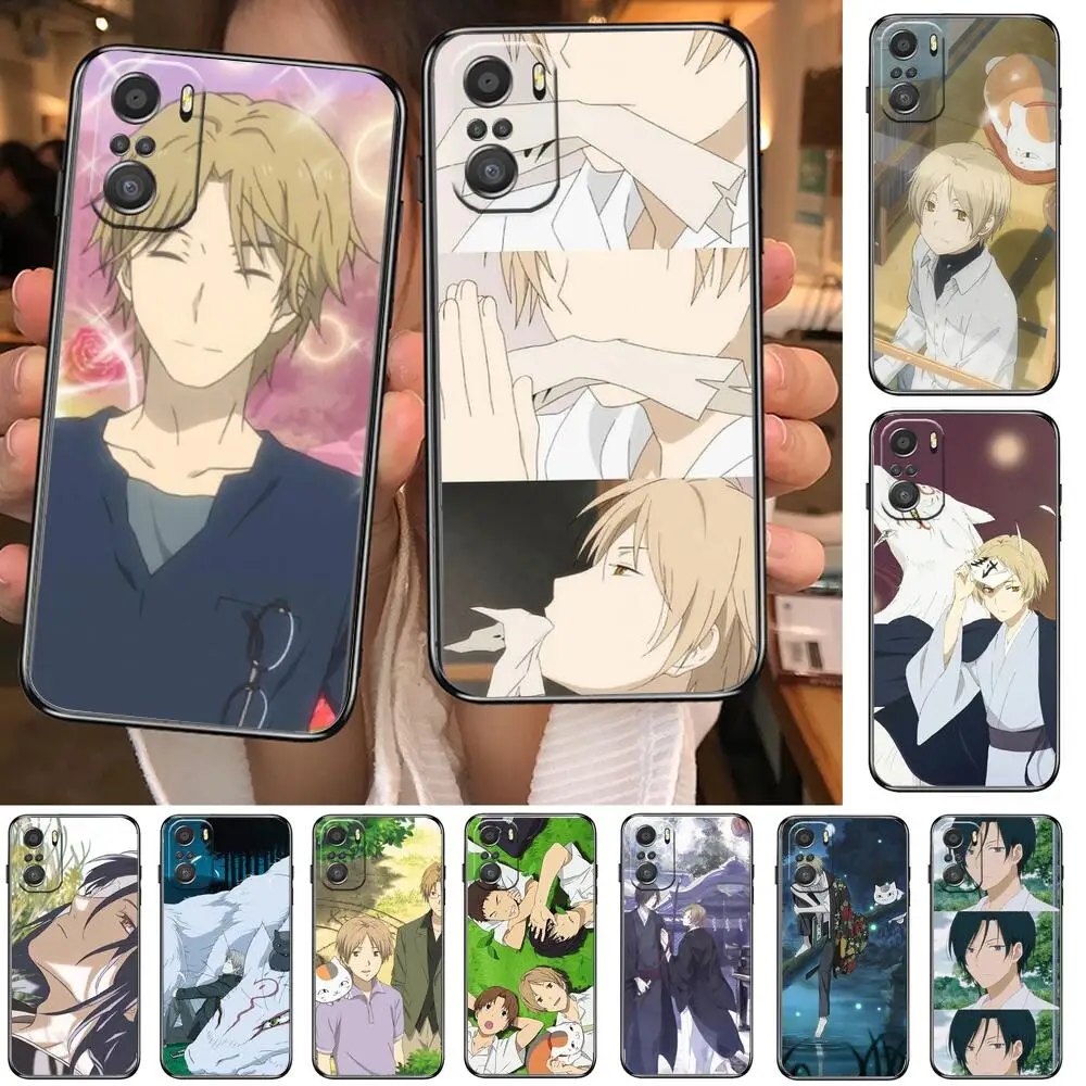 

HD-Sweet Natsume anime For Xiaomi Redmi Note 10S 10 9T 9S 9 8T 8 7S 7 6 5A 5 Pro Max Soft Black Phone Case