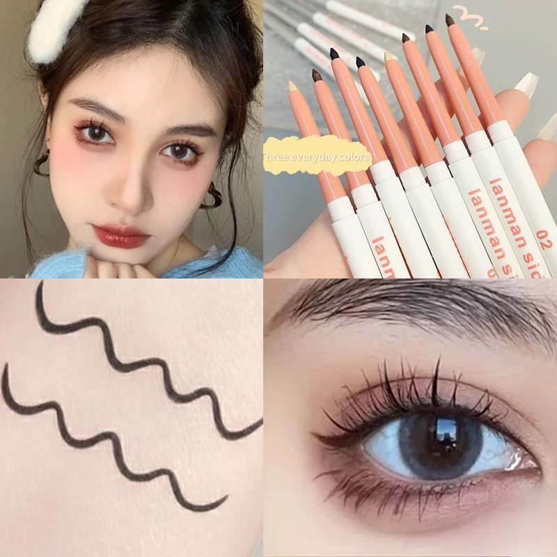 

Eyeliner Pen Long Lasting No Smudging Quick Drying Brown Lying Silkworm Pencil Liquid Eye Shadow Beauty Makeup Cosmetics Tools