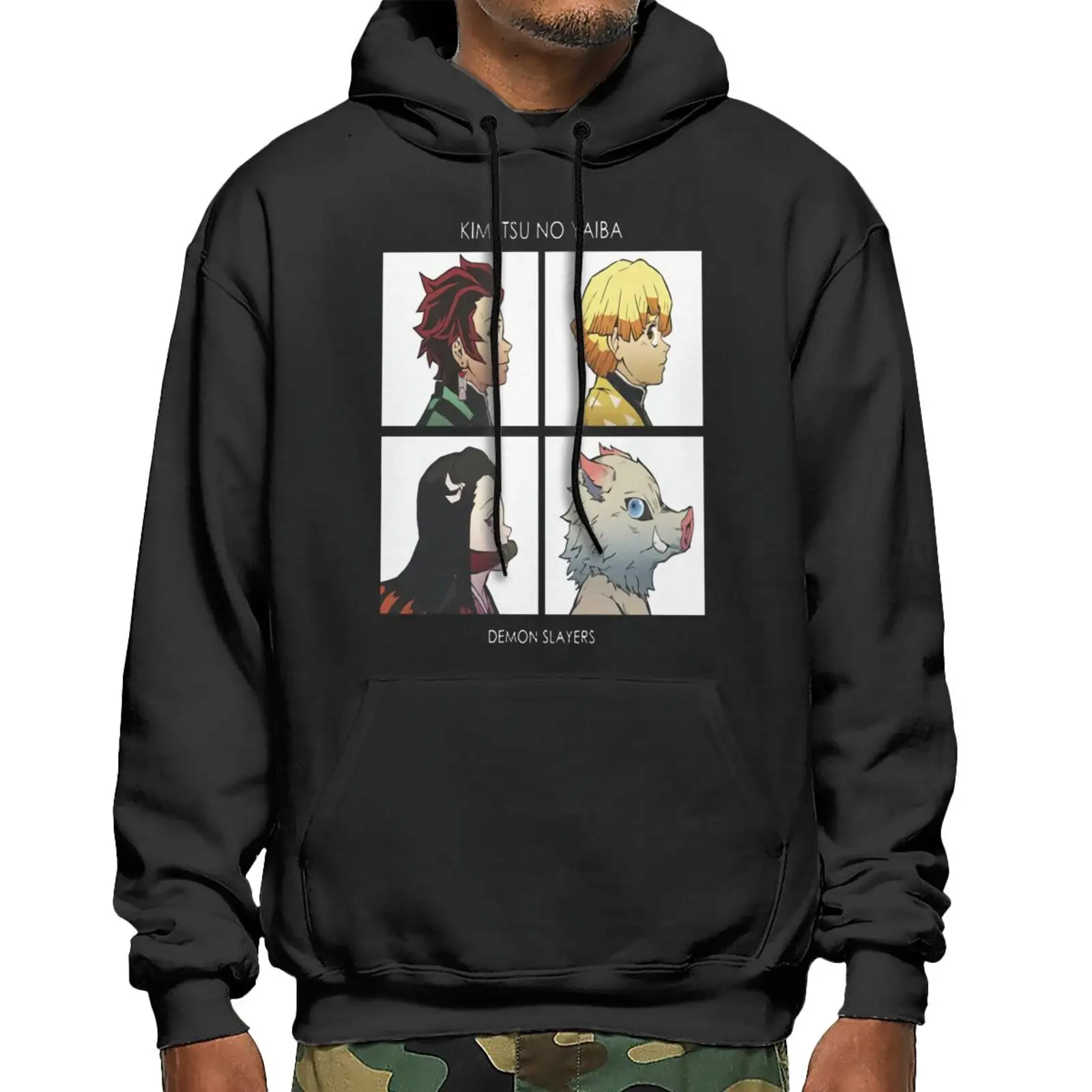 

Kimetsu No Yaiba Youkai Slayers Gorillaz Sweatshirts Hoodies Hoodie Hoodie Oversize Sweatshirt With Hood Hoodie Women's Jacket