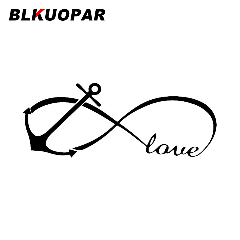 

BLKUOPAR якорь и любовь стикер автомобиля Личность наклейка окклюзия царапины графика багажник солнцезащитный лобовое стекло Кондиционер