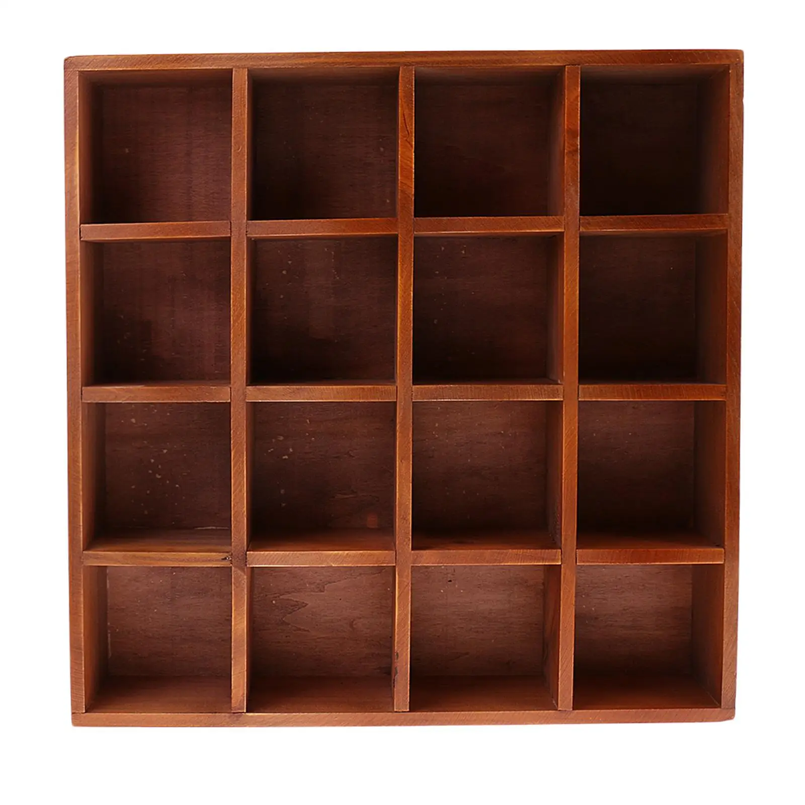 

Natural Decoration Wooden Wall Shelf Gadget Display Case Box Gift