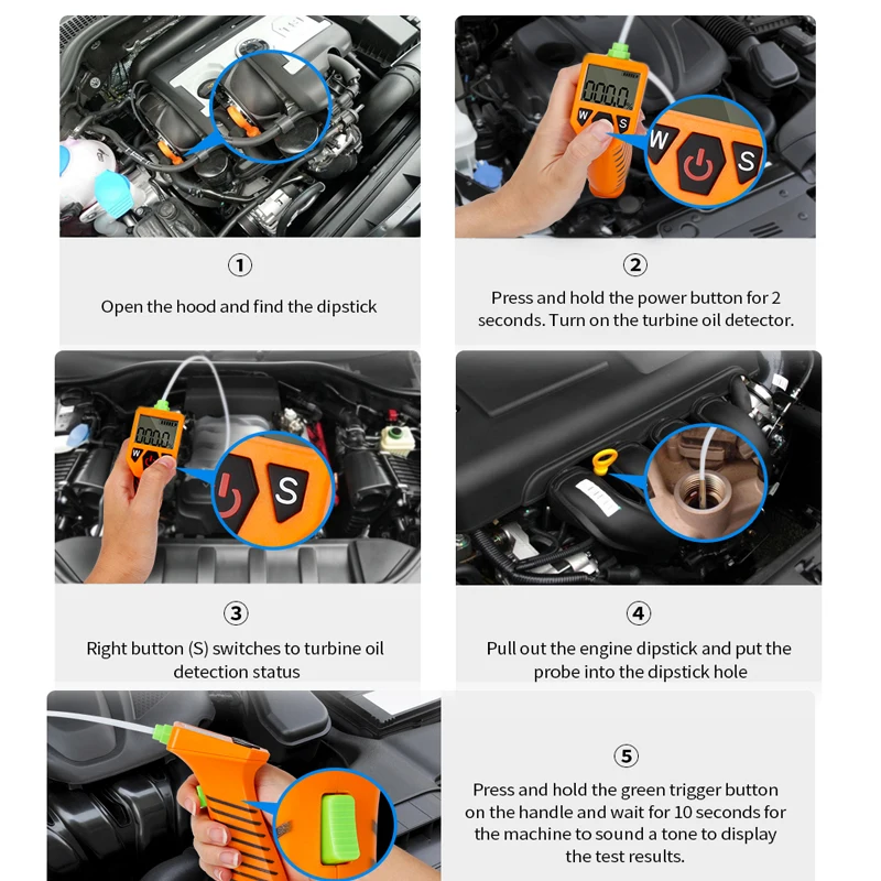 

Тестер масла двигателя для автоматической проверки качества масла детектор с идентификатором показаний газового анализатора автомобильные тестовые инструменты